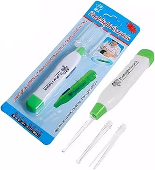 Unisex Lighted Earwax Removal Ear Cleaning Tool with Three Adapters Tips