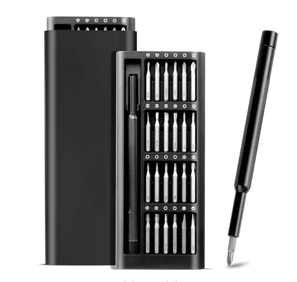 24 in 1 Mini Screwdriver Set with Case, Magnetic Precision Repair Tool Kit for Electronics, Phone, Laptop, and Small Devices