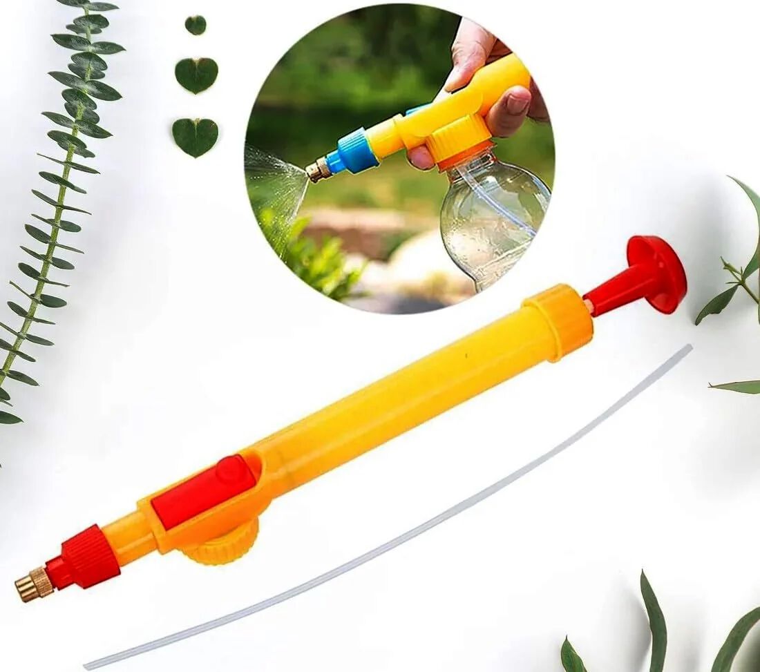 Adjustable High Pressure Garden Pump Bottle Spray Gun