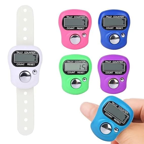 { Pack of 1 } Counting Machine Tally Counter, Digital Display Finger Hand Counter