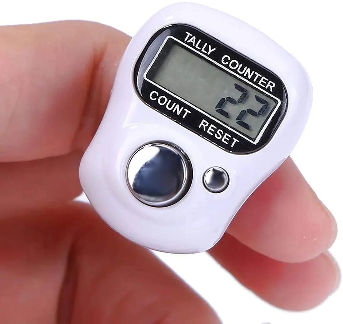 { Pack of 1 } Counting Machine Tally Counter, Digital Display Finger Hand Counter