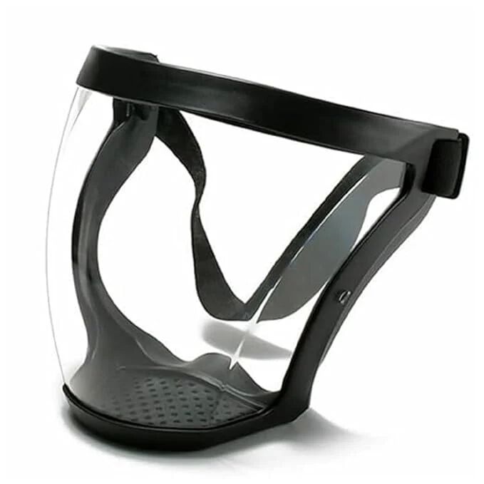 Face Shield Helmet Visor Industrial Safety Coverage Full Face Protector Multipurpose Eye UV-Protective Clear Visibility