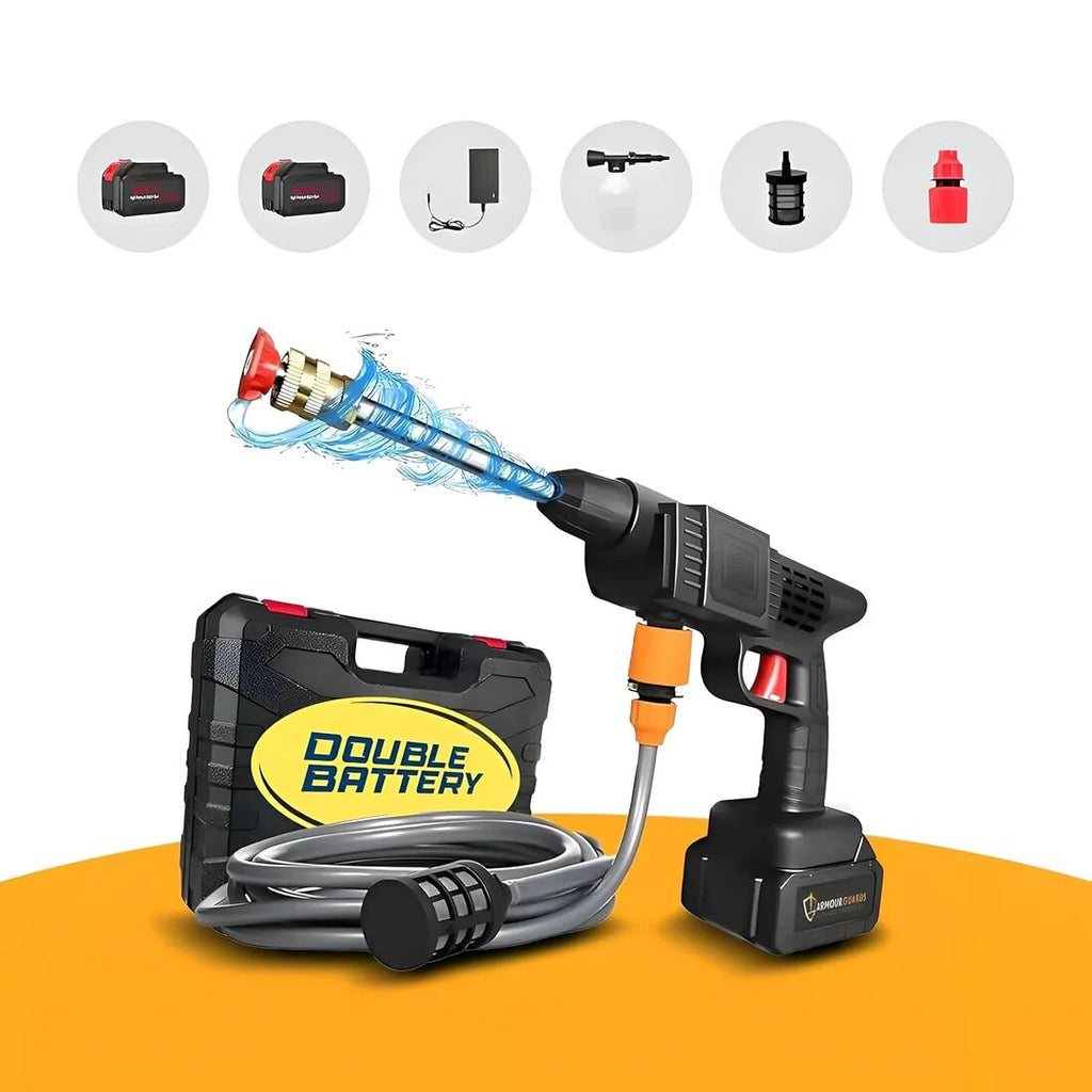 Wireless High Pressure Car Washer& Car Cleaning 48v Rechargeable Electric Pressure Washer Gun Machine Tool for Car & dual battery