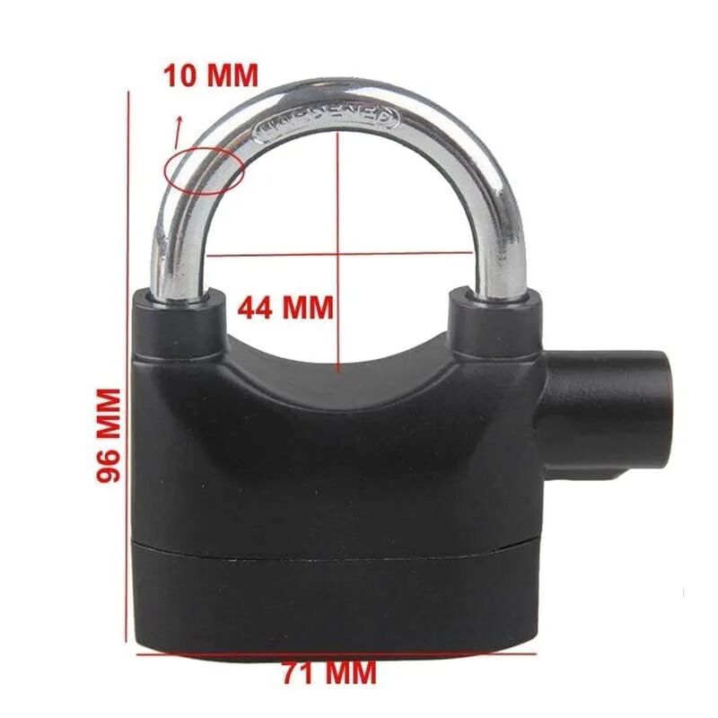 Sensor Alarm Lock for Home Security | Anti-Theft Smart Lock with Siren | Vibration & Movement Detection