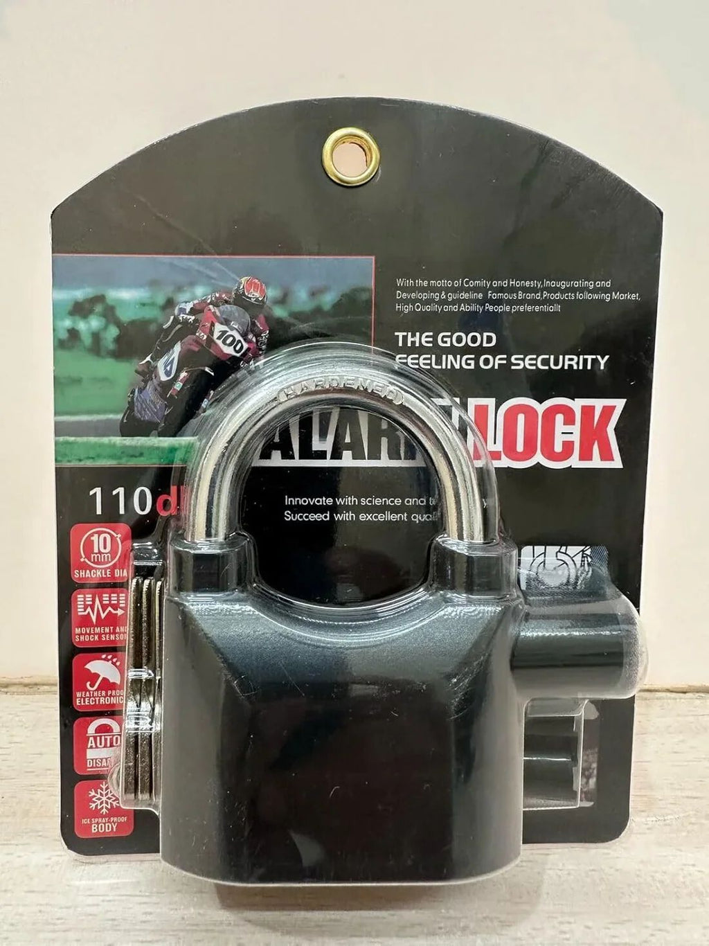 Sensor Alarm Lock for Home Security | Anti-Theft Smart Lock with Siren | Vibration & Movement Detection