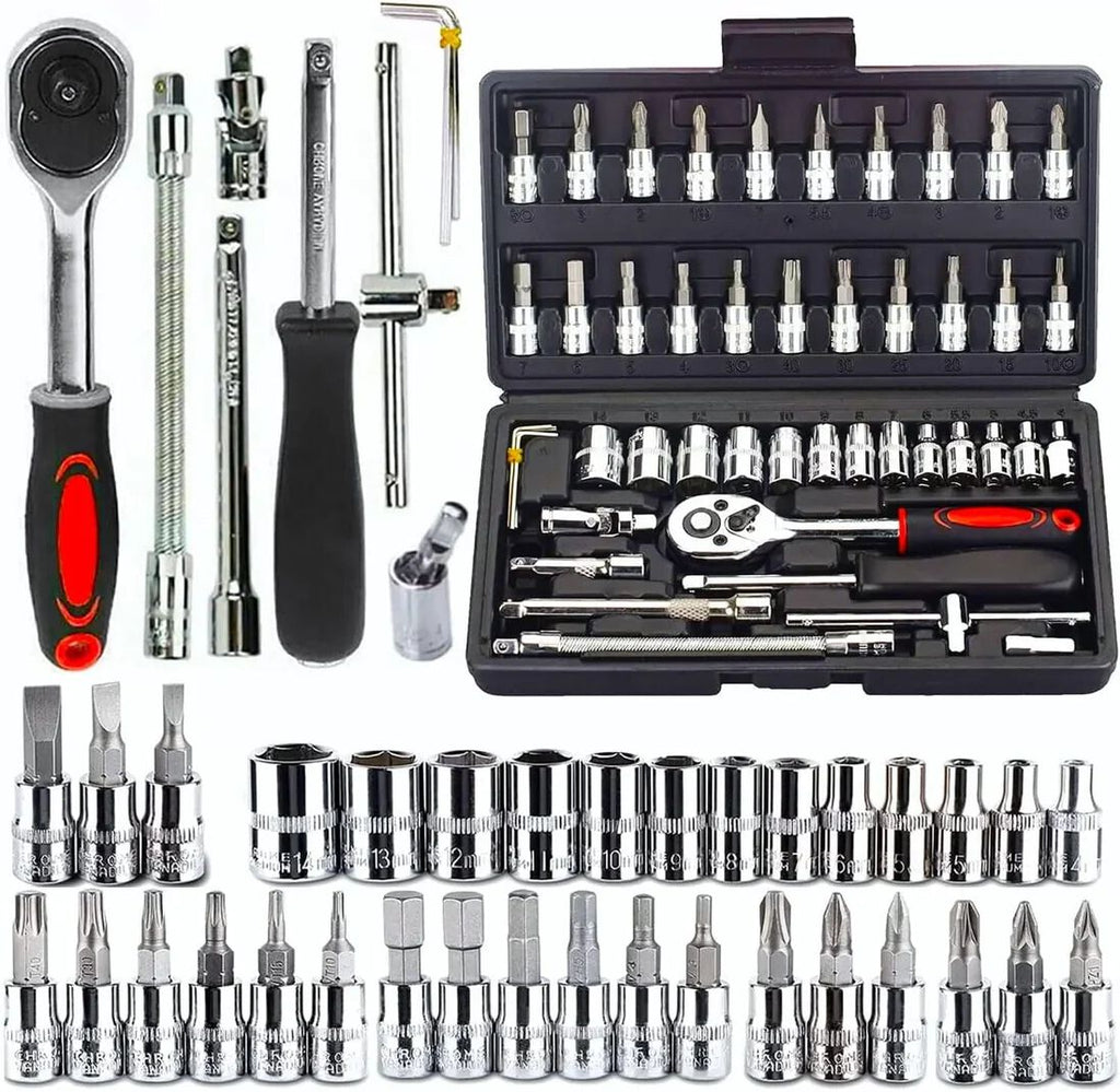 46Pcs Socket Wrench Set