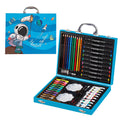 53Pcs Astronaut Print Children Deluxe Art Drawing Set Art and Craftmini Suitcase, Drawing and Painting Set