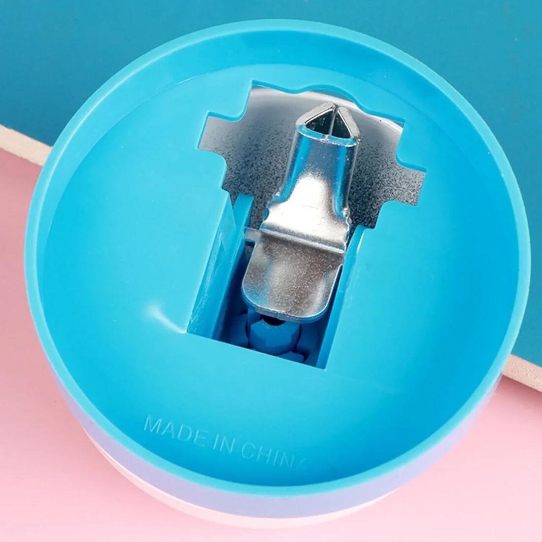 Ring Bell Service Bell for Restaurant, Hotel, Desk, Blue and White Colour, Table Counter Bell