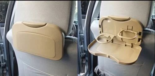 Folding Car Auto Back Seat Table Drink Food Cup Tray Holder Stand Desk