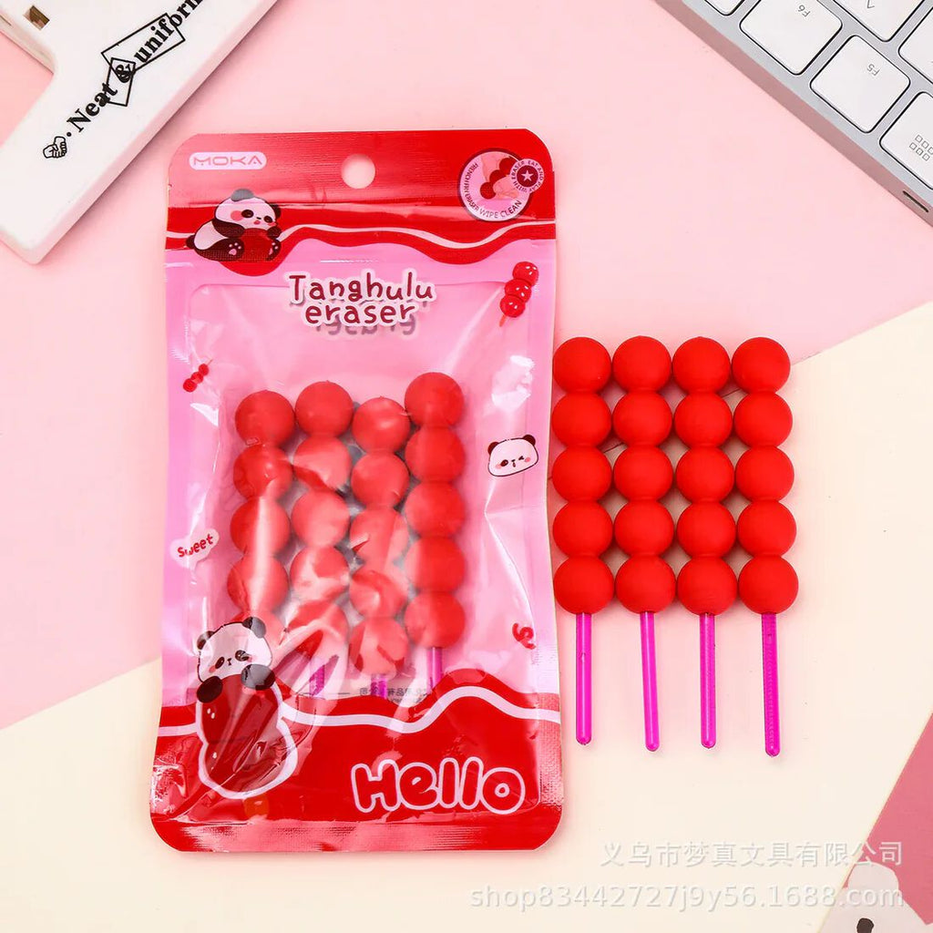 Chocolate Stick & French Fries Shaped Erasers