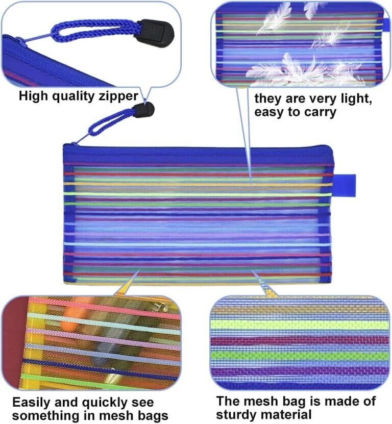 {12 pcs} net pouch