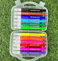 Brush Pen Soft Markers Dotted - 12 Pcs Coloring Markers Sketch Pens