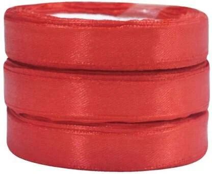 ( 10 pcs ) 1/2 inch Red Satten Ribbon