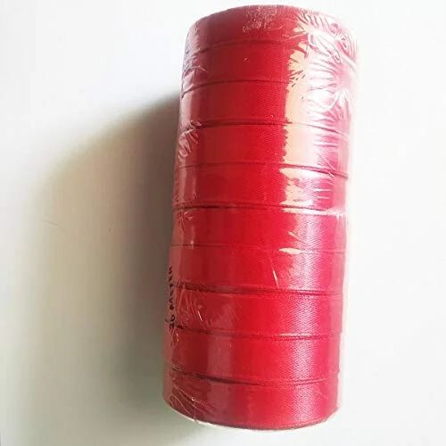 ( 10 pcs ) 1/2 inch Red Satten Ribbon