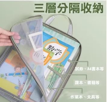 Document Bag Mesh Zipper Pouch Zipper File Bags {Multicolor}