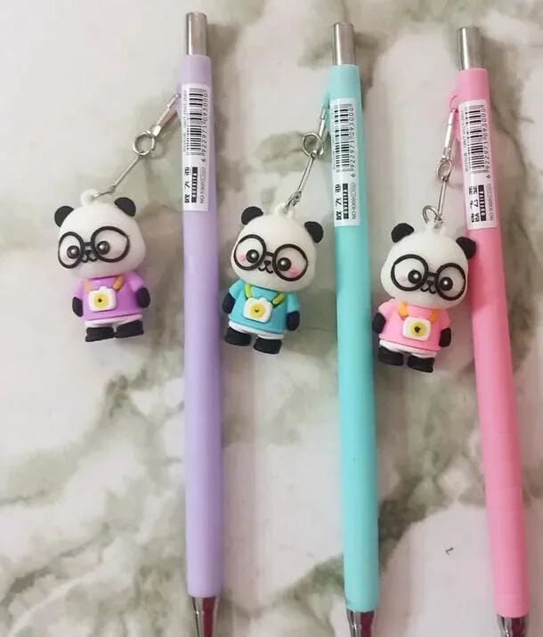 {Pack of 6} Mechanical Pencil with Teddy Topper – Pre-Sharpened Pencils for Kids