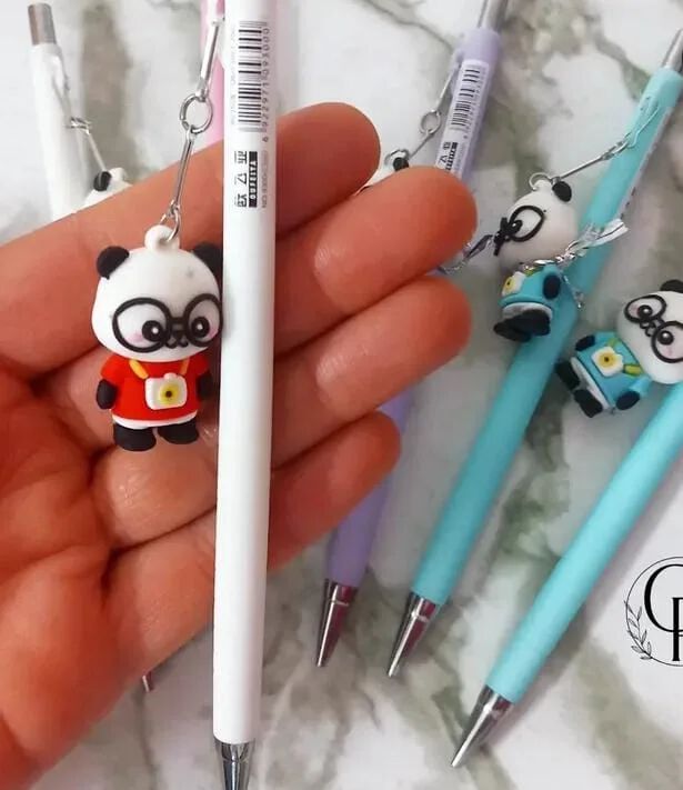 {Pack of 6} Mechanical Pencil with Teddy Topper – Pre-Sharpened Pencils for Kids