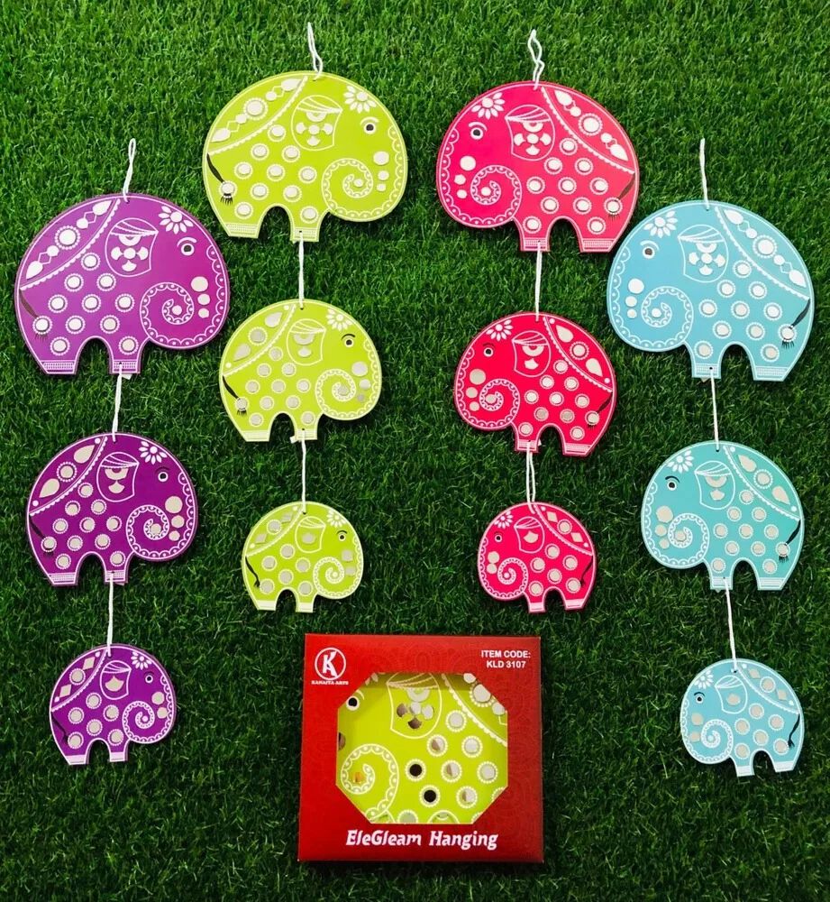{Pack of 6} Elephant Wall Handing for Decoration