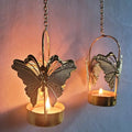 Butterfly Hanging Metal Tea Light Candle Holder