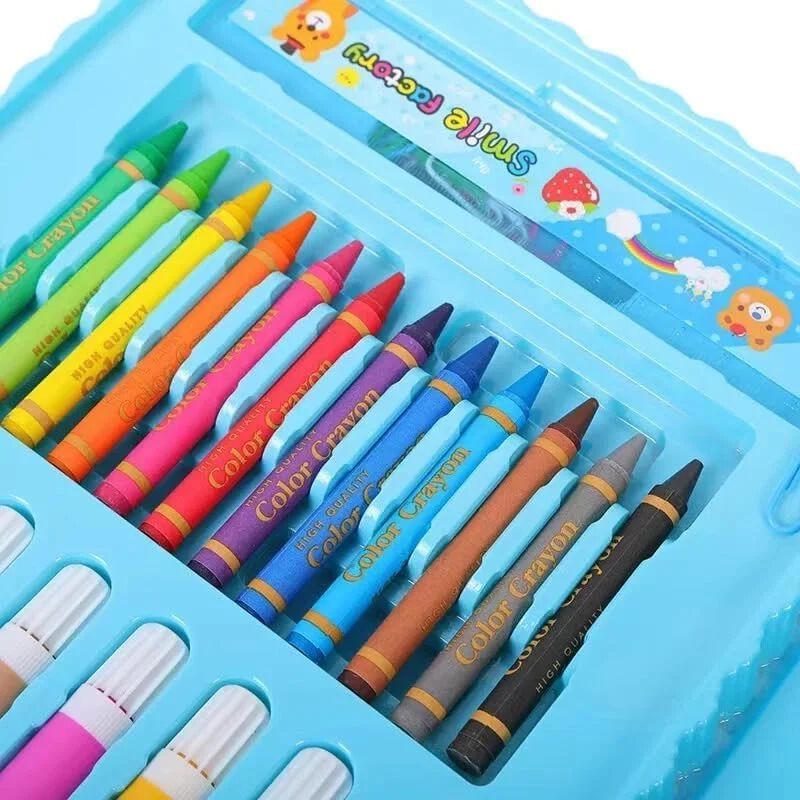 68 pcs colour-set drawing-kit for kids cute stationery