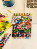 CUTE ADOREABLE TWISTING ROLLING CRAYONS MULTICOLOUR PACK OF 12 COLOURS