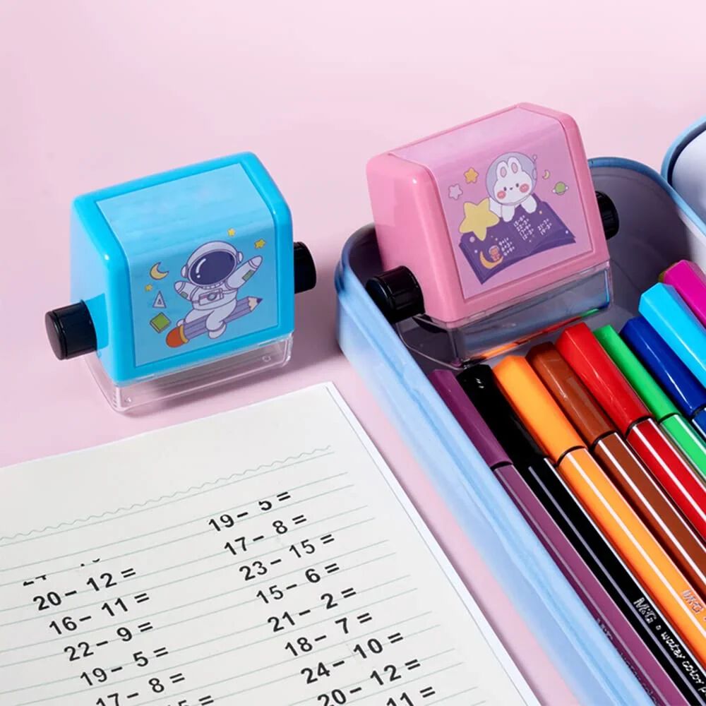 Math Roller Stamp for Addition Subtraction Multiplication Division