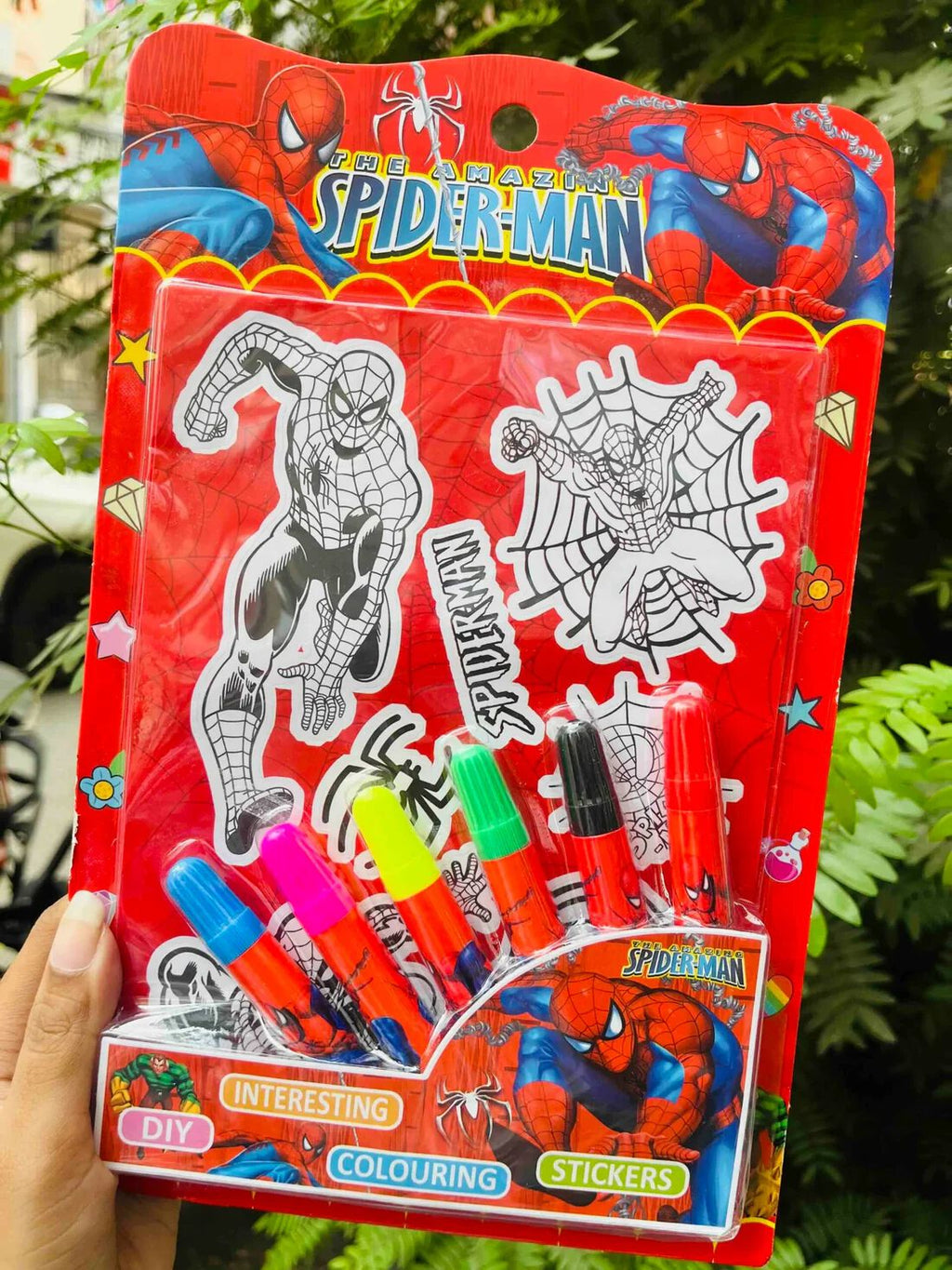 Painting Stationery Kit, 6 Drawing Sheets with Easel, Water Based Colours Sketch
