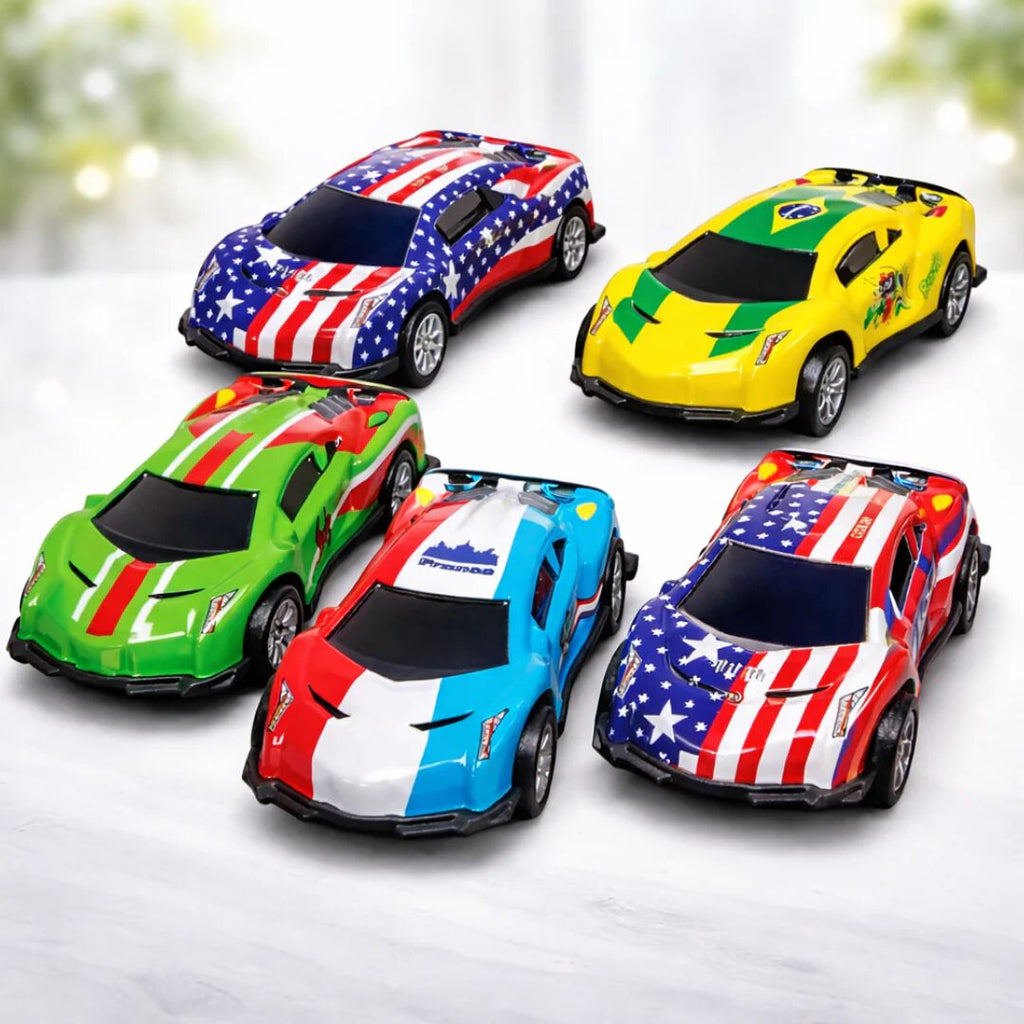 Die- Cast car Pack of 5 Pull Back Mini Race Cars Set