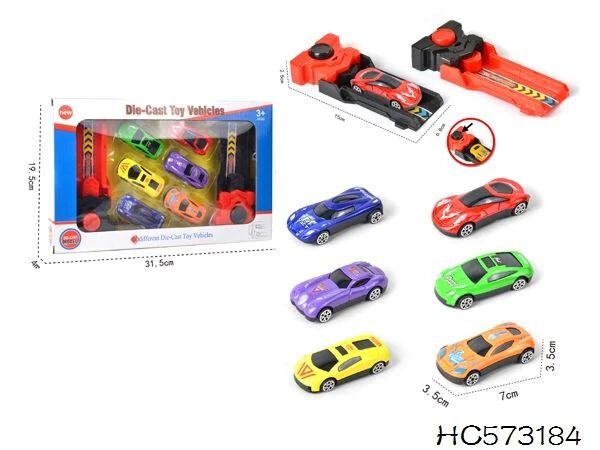 Rapid Launcher Cars Play Set Toys – Die Cast Metal Toy Car Set