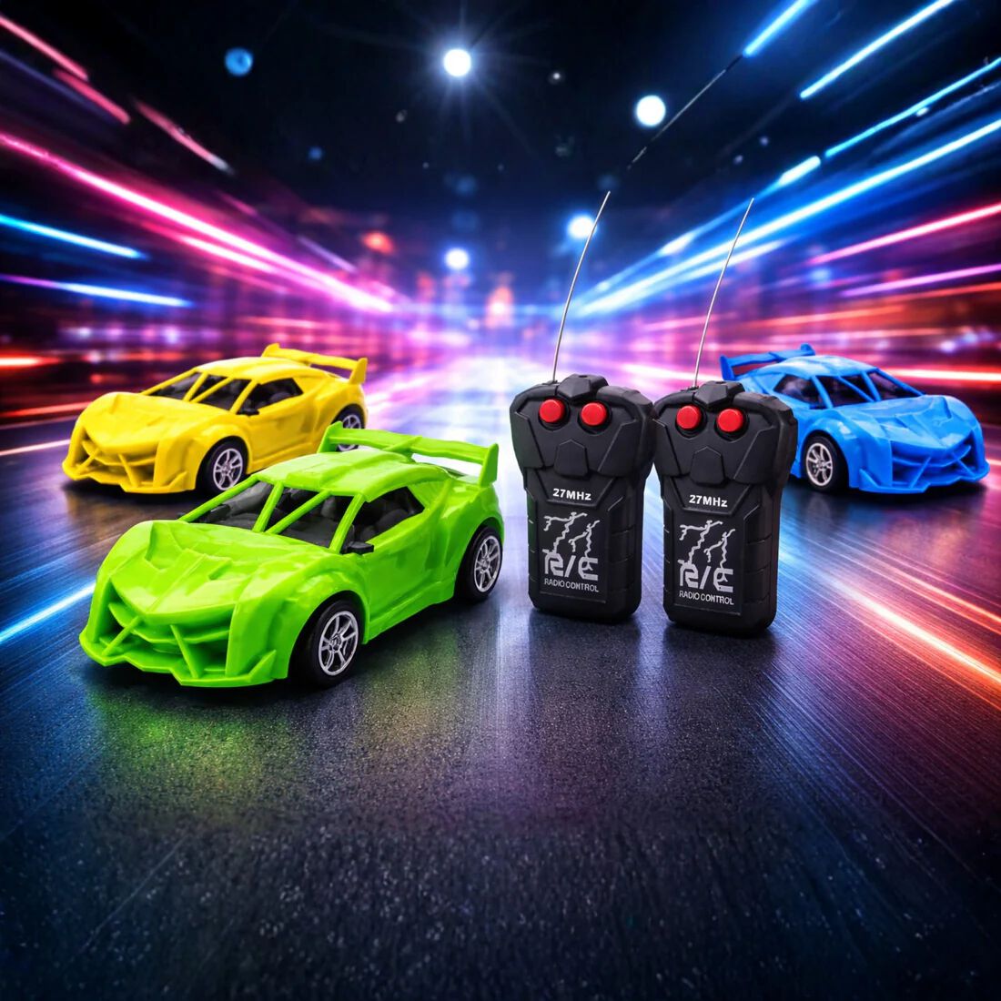 Modern Racing Remote Control Toy Car {Multicolor}