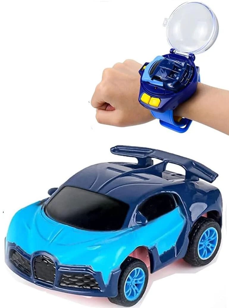 Mini Remote Control Watch Car Cartoon Watch Car Toy Bugatti Model