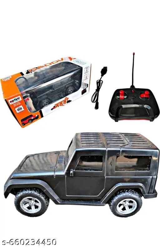 Smoke GADDI Remote Control Car for Kids | Classic Jeep-Style RC Car with LED Headlights