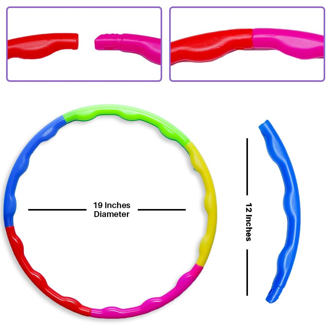 Hula Hoop Ring Super Baby Nano for Kids – Multicolor & Lightweight