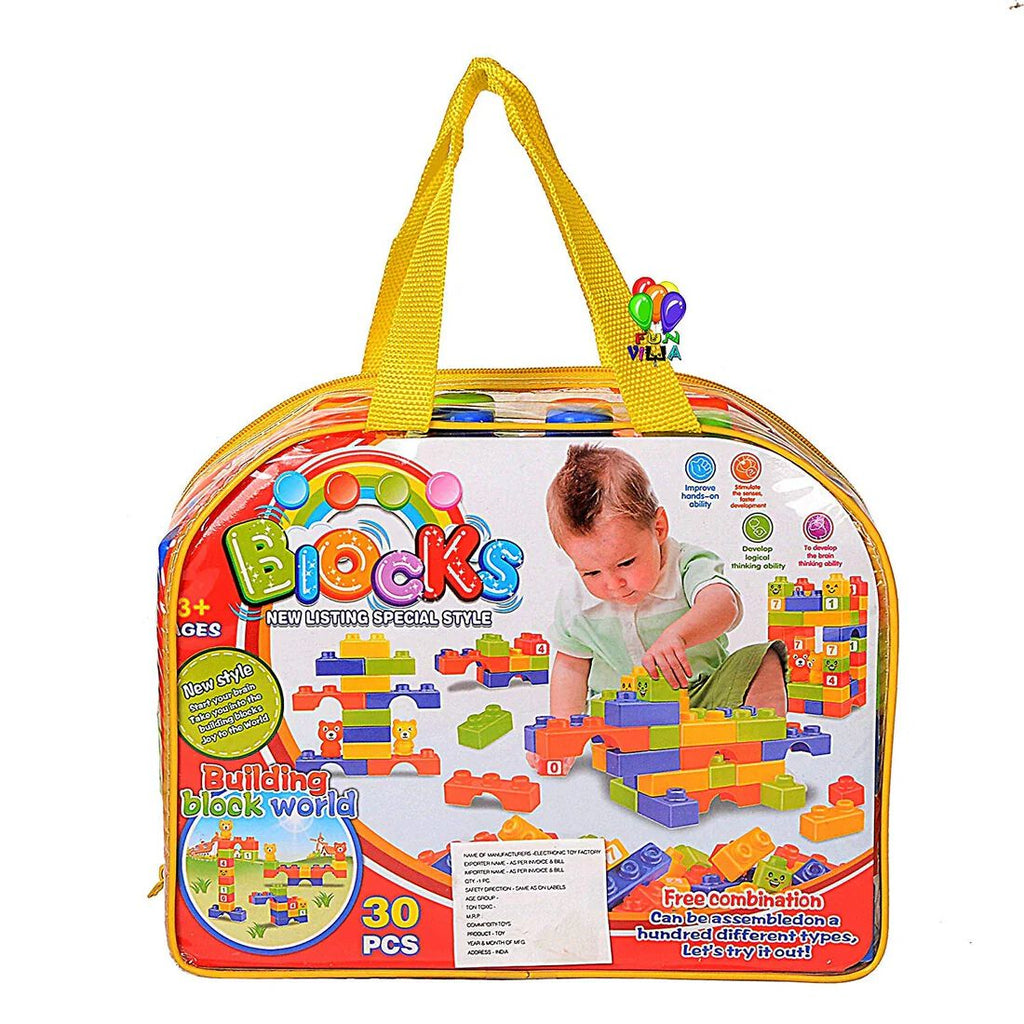 Kagofit Big Size Blocks Set in Bag- 30 Pieces