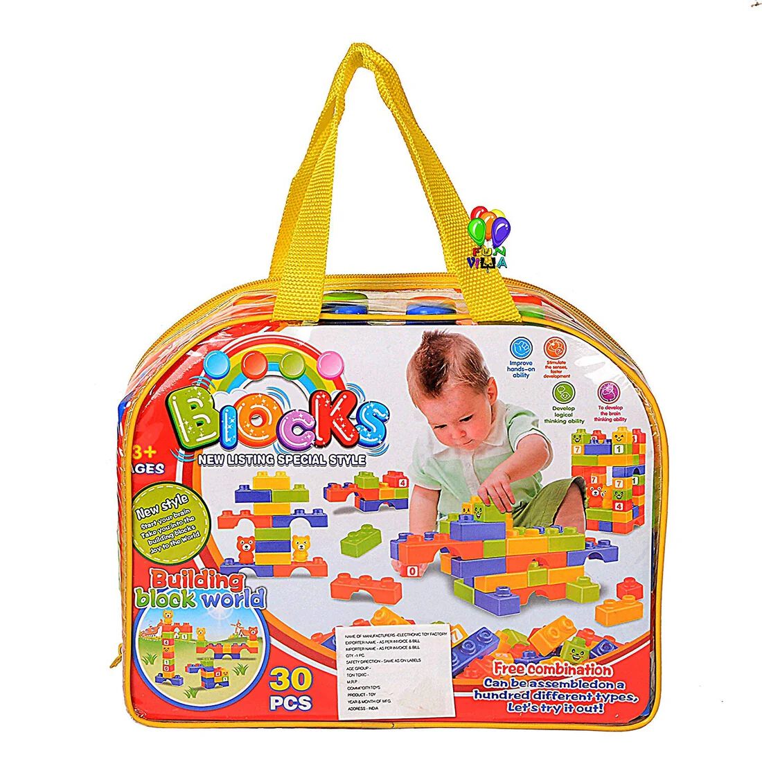 Kagofit Big Size Blocks Set in Bag- 30 Pieces