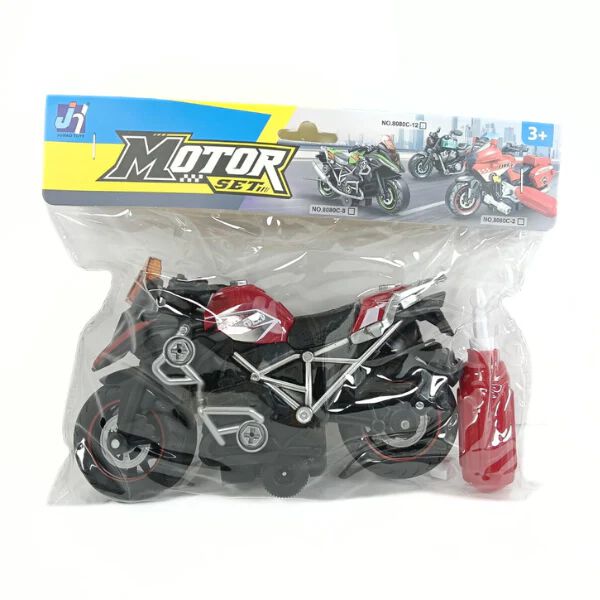 Diecast Sports Bike Toys for Kids | LED Light, Plastic Body | Best Gift for Boys