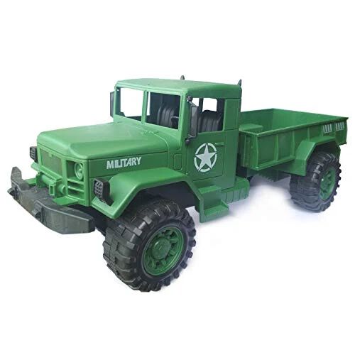 Friction Powered Military Jeep Vehicle Truck Toy {Random Color}