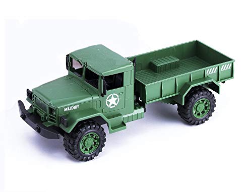 Friction Powered Military Jeep Vehicle Truck Toy {Random Color}