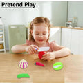 Vegetable Cutting Set for Kids , 8PCS Vegetable with Basket, Knife, Plate & Chopping Board