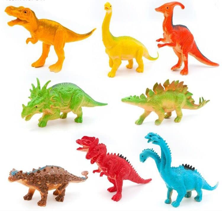 8 Educational Dinosaur Toys – Kids Realistic Toy Jurassic Figures