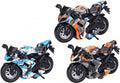 Realistic Bike Toys with Light & Music, Motorcycle Toy for Kids, Pull Back Friction Powered Bike Toy
