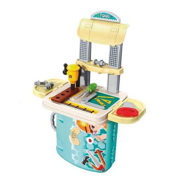 Play Variable Assembly Backpack Kids Small Bag Tools Set Toy