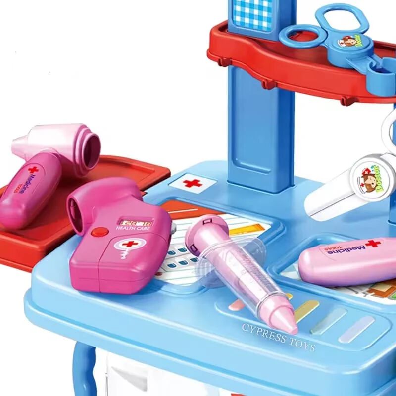 2 in 1 Backpack Little Doctor Operation Toy Set