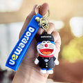 Doraemon Cartoon Blue Chubby Keychain for Kids