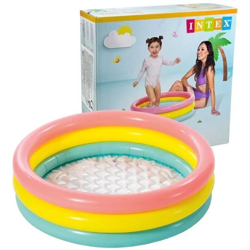 Round Inflatable Swimming Pool Bathtub Soft Material Spa Bath Tubs for Kids & Toddlers 2 Feet, 0-3 Years Baby