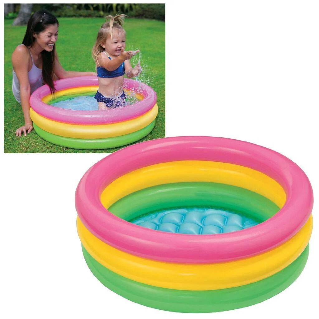 Summer Special 2 feet Kid's Inflatable Baby Swimming Pool Bath Tub, 2ft, 3-4 Years Inflatable Baby Water Pool Bath Tub
