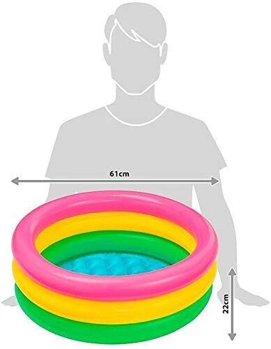 Summer Special 2 feet Kid's Inflatable Baby Swimming Pool Bath Tub, 2ft, 3-4 Years Inflatable Baby Water Pool Bath Tub