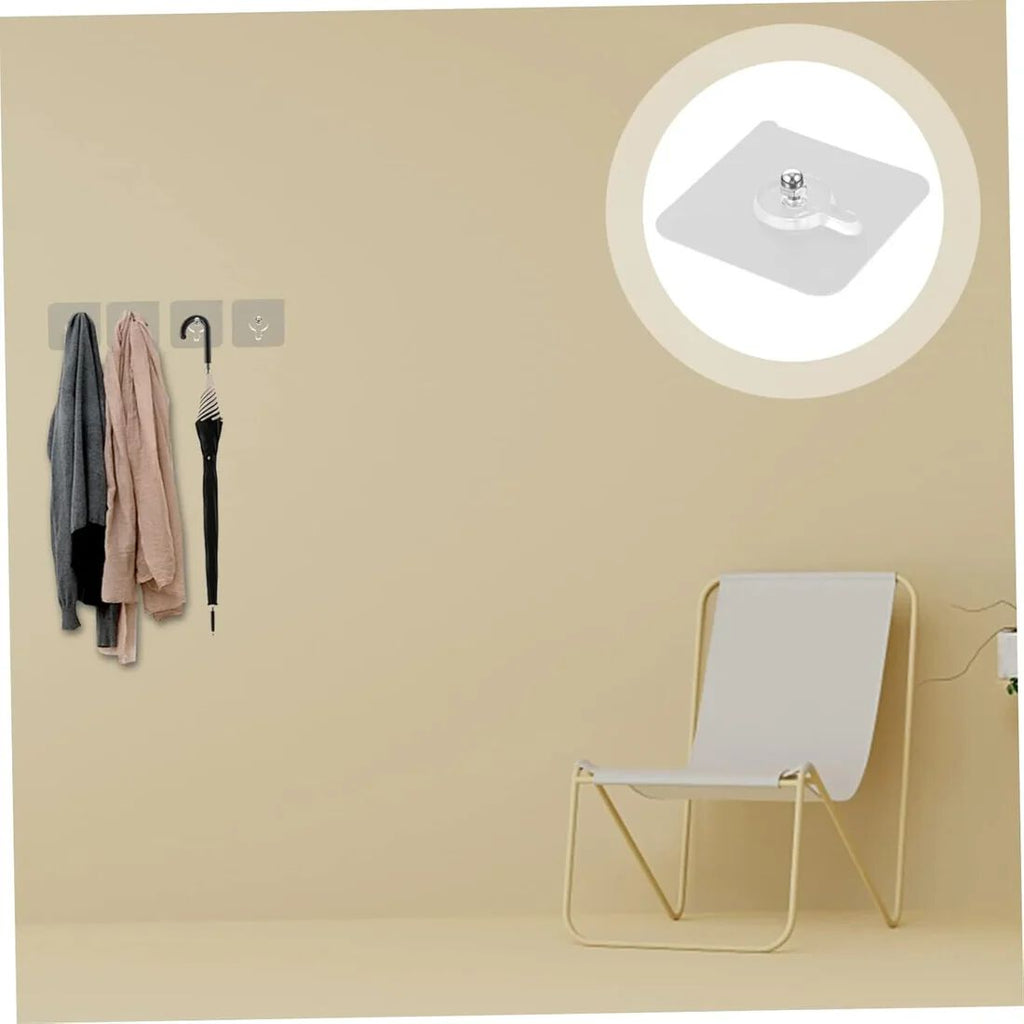 Drywall Anchor Kit 12pcs Invisible Hooks Adhesive Stickers Picture Hangers for Easy Wall Installation