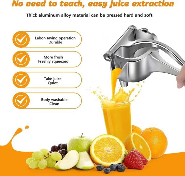 Aluminum Hand Press Juicer Manual Citrus & Fruit Juicer