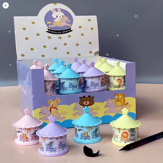 Merry - Go Round Carousel Dual Pencil Sharpener milticolor